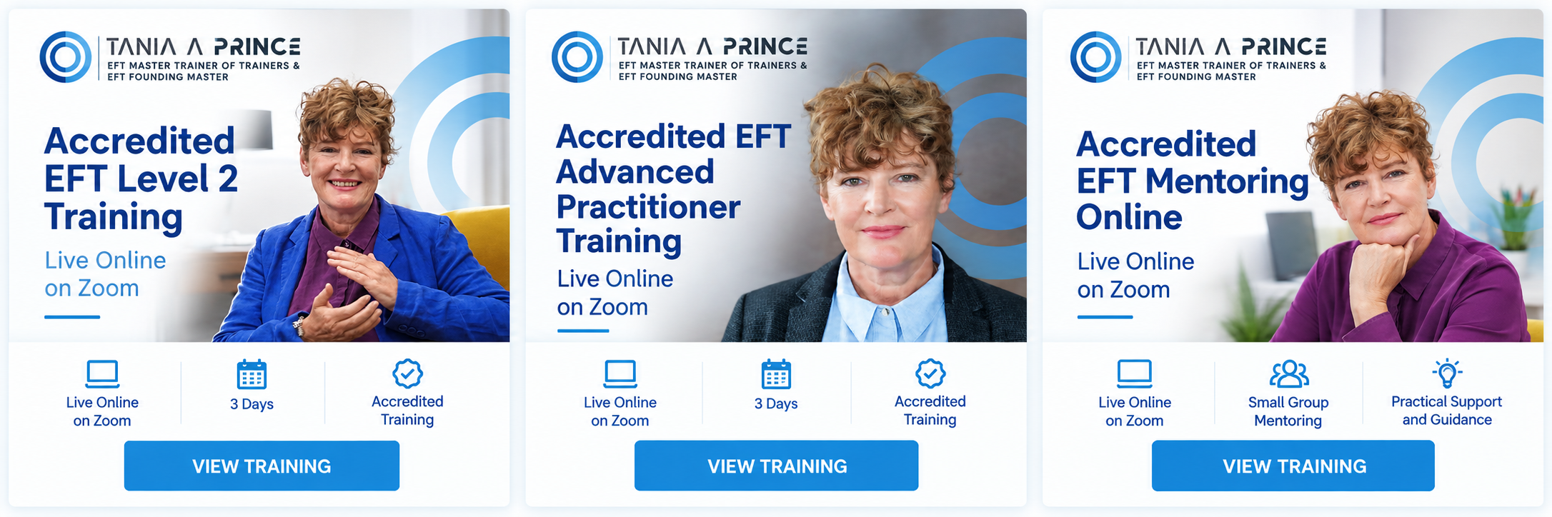 EFT professional training with Tania A Prince