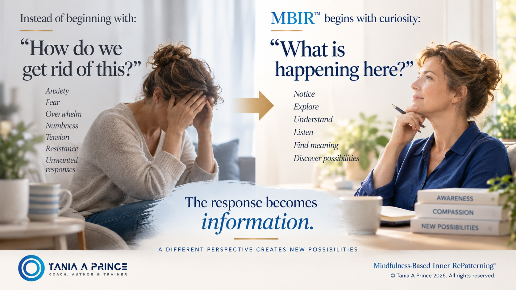 MBIR™️ begins with curiosity by asking what is happening here rather than how do we get rid of this