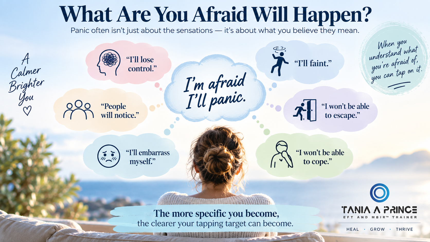 What Are You Afraid Will Happen? Identifying specific fears behind panic to find a more precise EFT tapping target